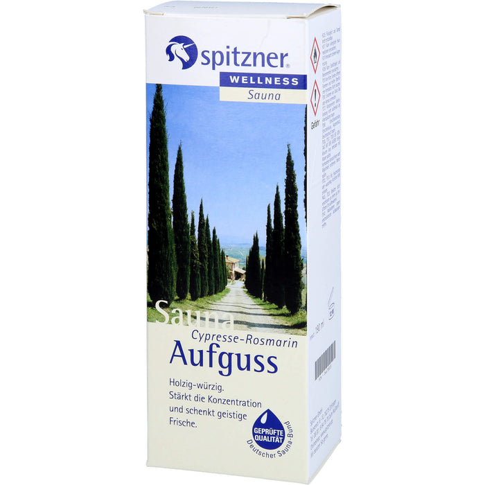 Spitzner Saunaaufguss Cypresse-Rosmarin Wellness, 190 ml KON