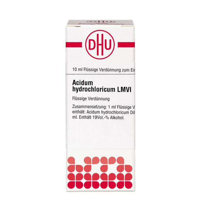 DHU Acidum hydrochloricum LM VI Dilution, 10 ml Lösung