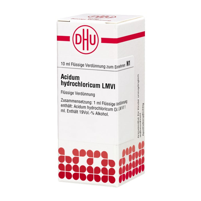 DHU Acidum hydrochloricum LM VI Dilution, 10 ml Lösung