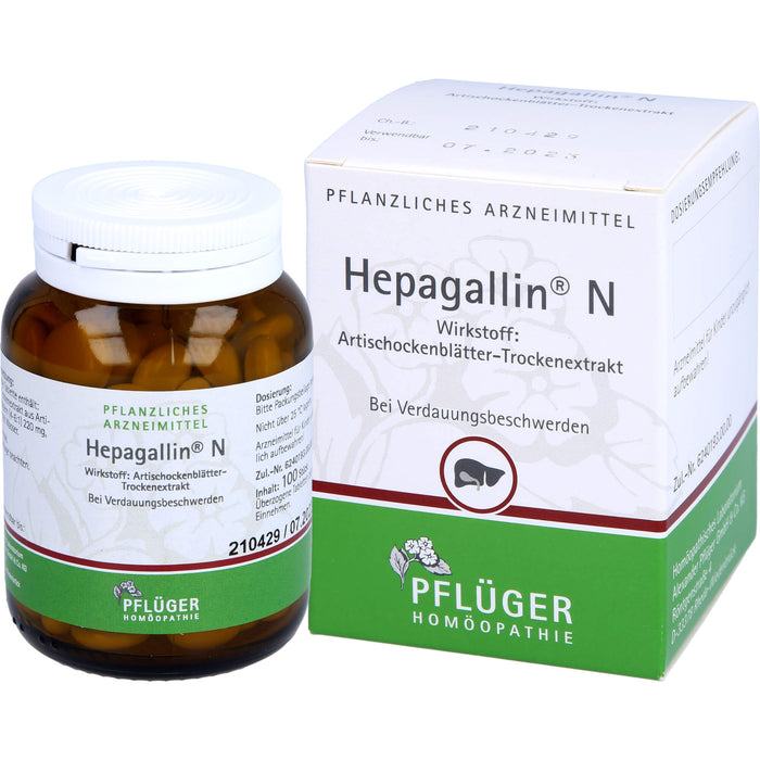 Hepagallin N, 100 St DRA