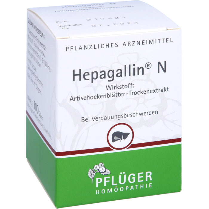 Hepagallin N, 100 St DRA