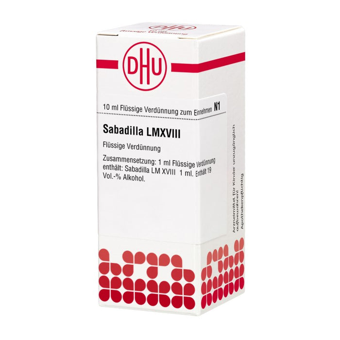 Sabadilla LM XVIII DHU Dilution, 10 ml Lösung