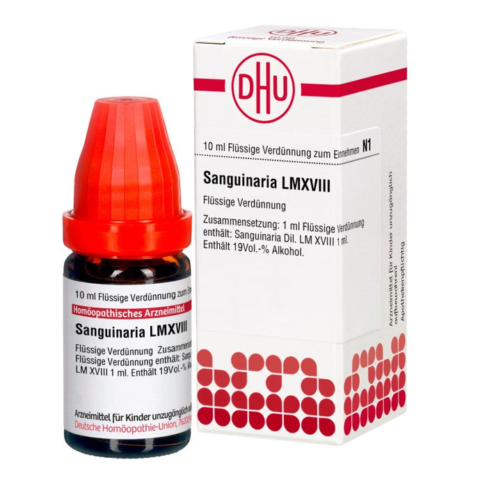 Sanguinaria LM XVIII DHU Dilution, 10 ml Lösung