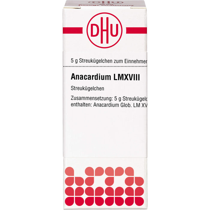 DHU Anacardium LM XVIII Streukügelchen, 5 g Globules