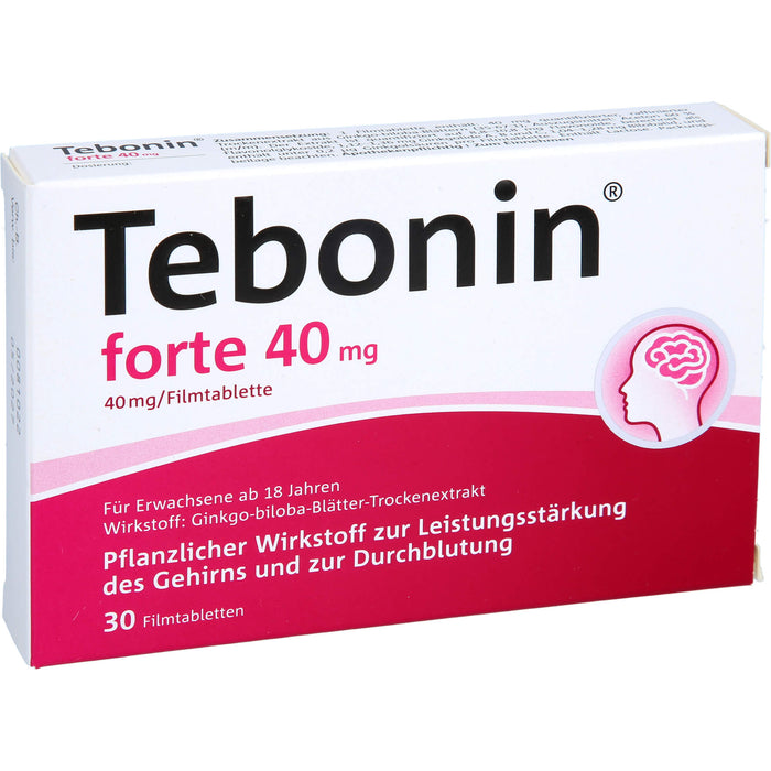 Tebonin forte 40 mg Tabletten, 30 pcs. Tablets