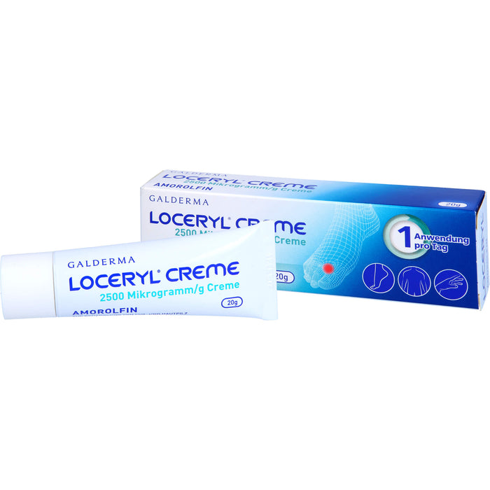 Loceryl Creme bei Fuß- und Hautpilz, 20 g Crème