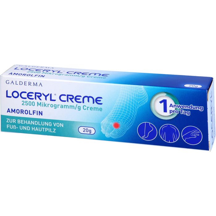 Loceryl Creme bei Fuß- und Hautpilz, 20 g Crème