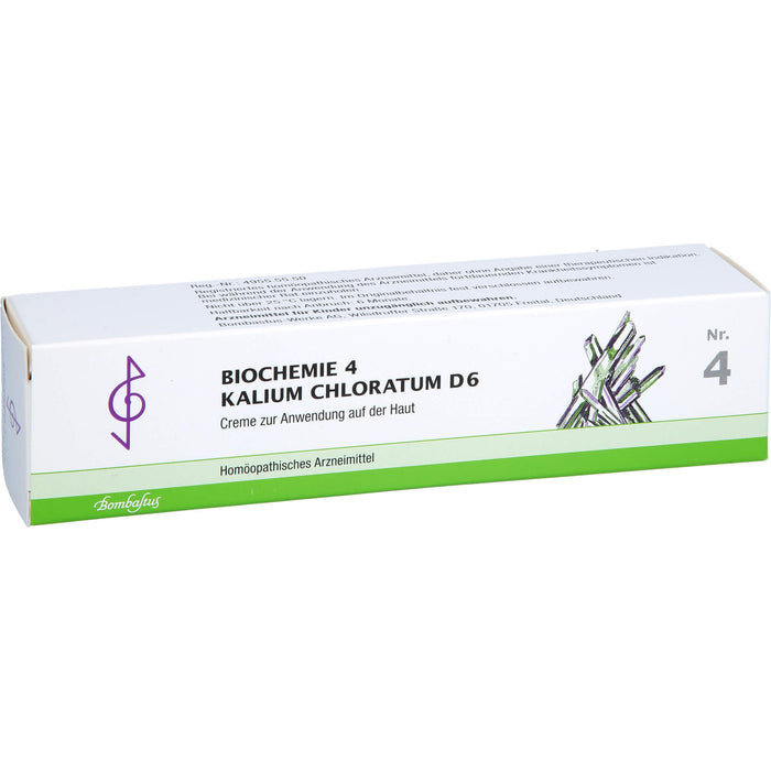 Biochemie 4 Kalium chloratum Bombastus D6 Creme, 100 ml CRE