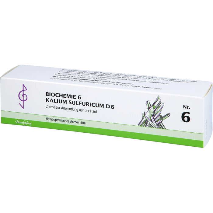 Biochemie 6 Kalium sulfuricum Bombastus D6 Creme, 100 ml Crème