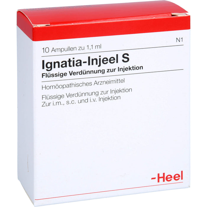 Heel Ignatia-Injeel S flüssige Verdünnung, 10 pcs. Ampoules