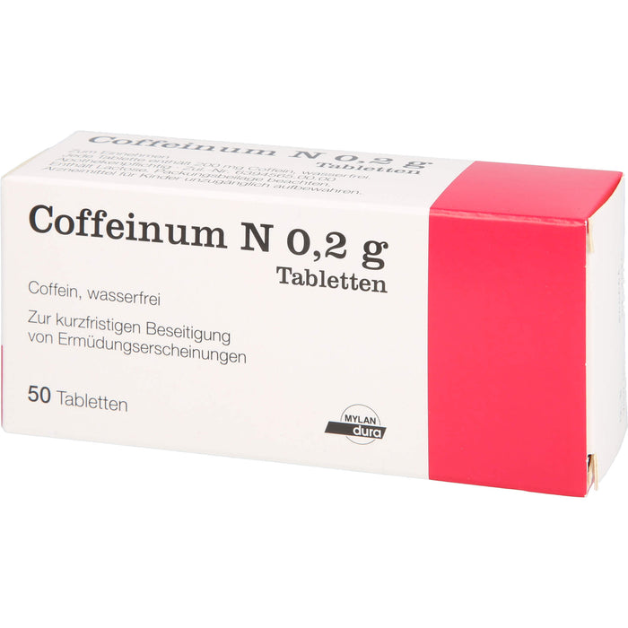 Coffeinum N 0.2 g Tabletten, 50 St. Tabletten