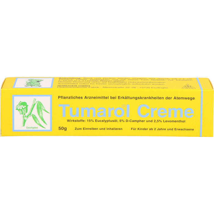 Tumarol Creme bei Erkältungskrankheiten der Atemwege, 50 g Cream