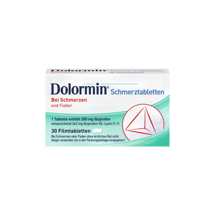 Dolormin Schmerztabletten bei Schmerzen und Fieber, 30 pcs. Tablets