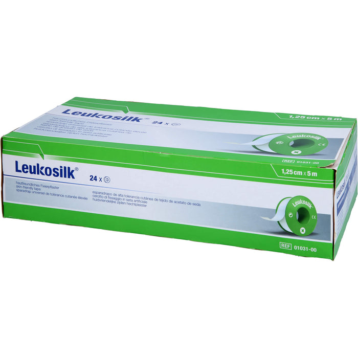 LEUKOSILK 5MX1,25CM, 24 St PFL