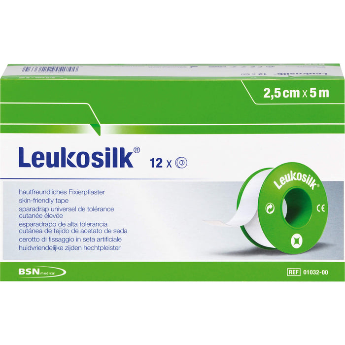 LEUKOSILK 5MX2,5CM, 12 St PFL