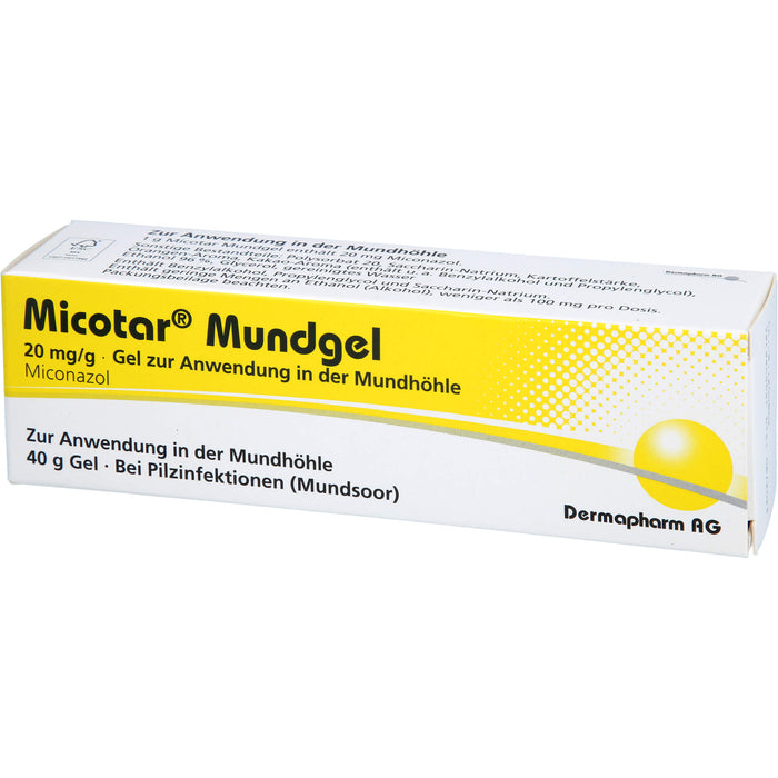 Micotar Mundgel zur Anwendung in der Mundhöhle Antimykotikum, 40 g Gel