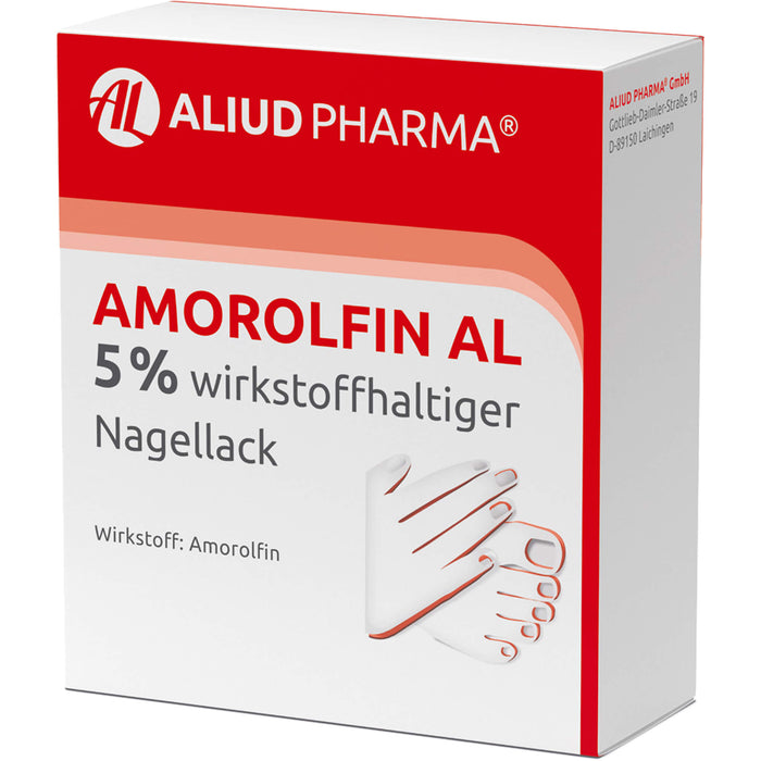 Amorolfin AL 5 % wirkstoffhaltiger Nagellack, 3 ml Vernis à ongles contenant une substance active