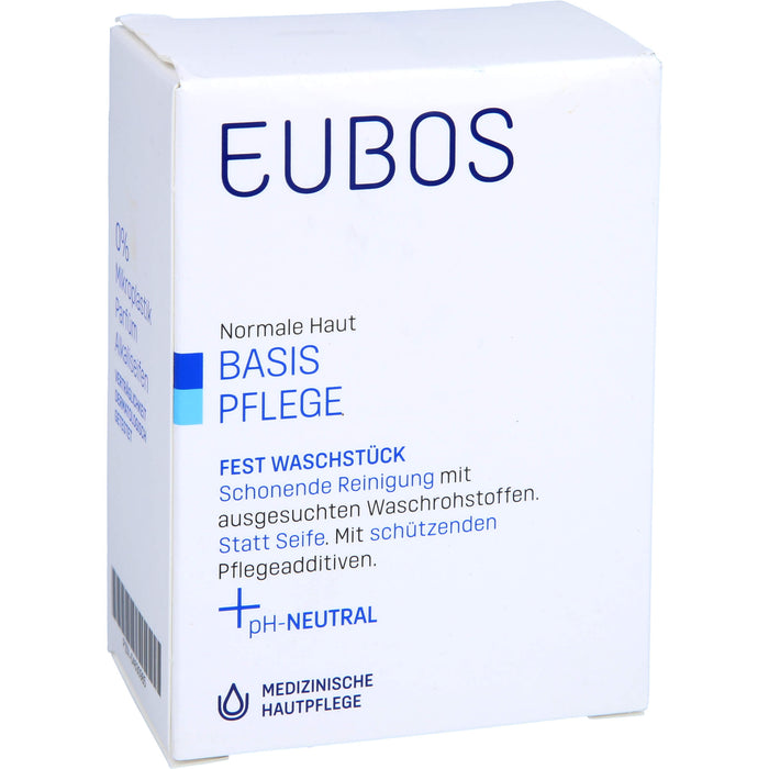 EUBOS Basispflege Fest Waschstück, 1 pc pain de savon