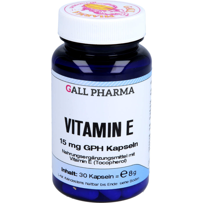 GALL PHARMA Vitamin E 15 mg GPH Kapseln, 30 pcs. Capsules