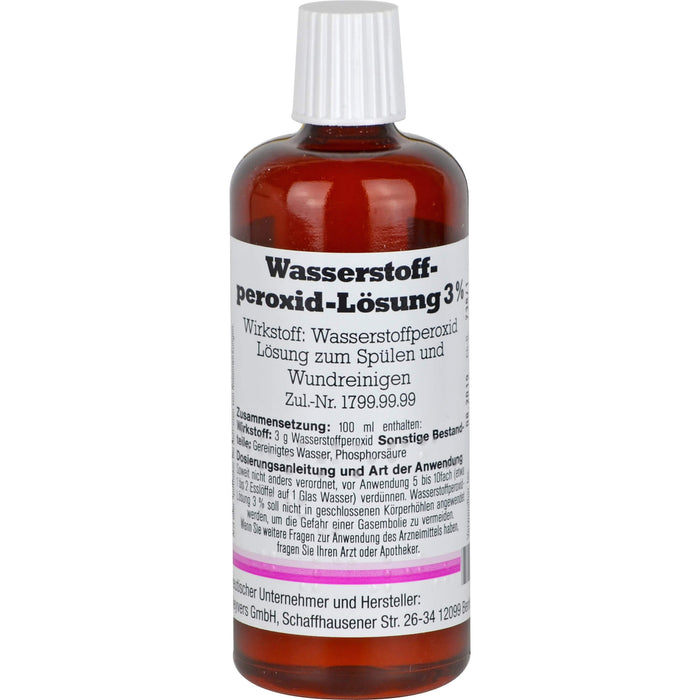 Paul W. Beyvers Wasserstoffperoxid-Lösung 3 %, 100 ml Solution