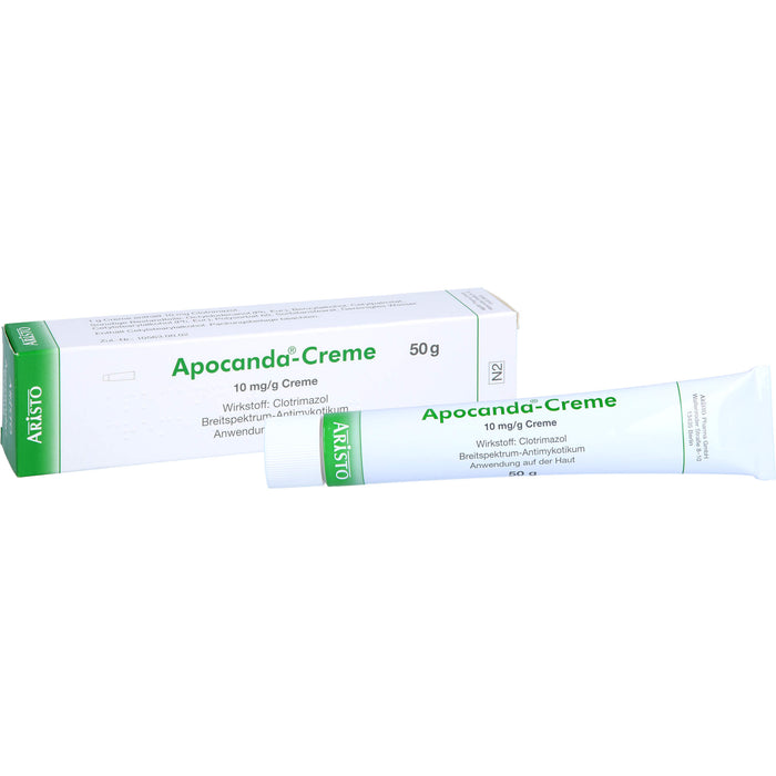 Apocanda-Creme Breitspektrum-Antimykotikum, 50 g Crème