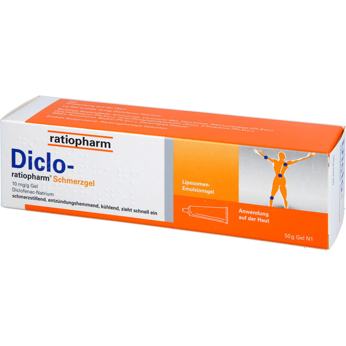 Diclo-ratiopharm Schmerzgel, 50 g Gel