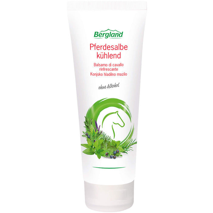 Bergland Pferdesalbe kühlend zur Pflege der beanspruchten Muskulatur, 100 ml Ointment