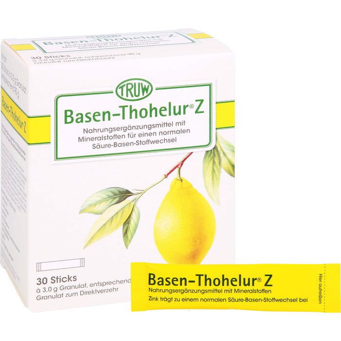 Basen-Thohelur Z Sticks für einen normalen Säure-Basen-Stoffwechsel, 30 pcs. Sachets