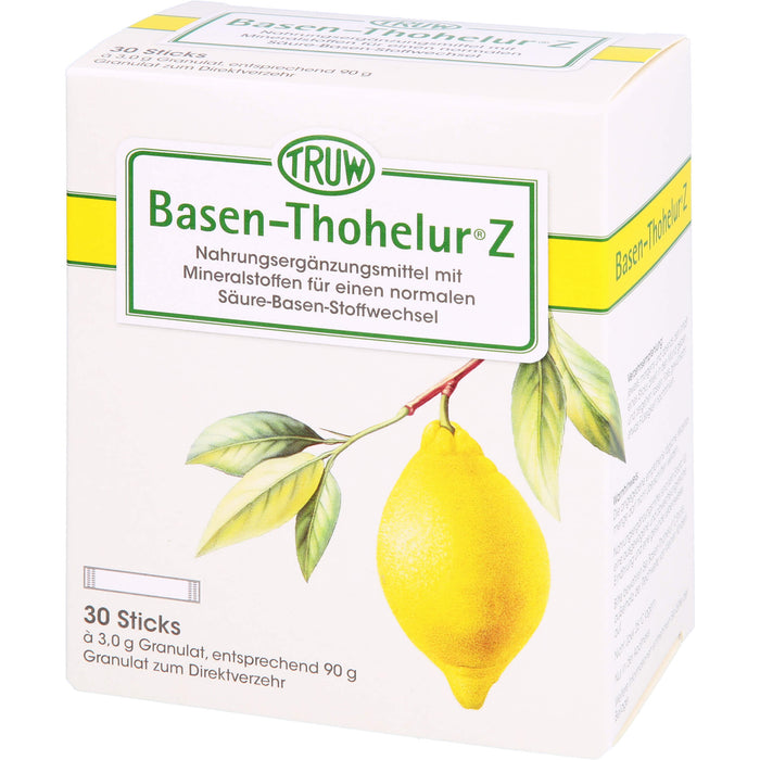 Basen-Thohelur Z Sticks für einen normalen Säure-Basen-Stoffwechsel, 30 pcs. Sachets