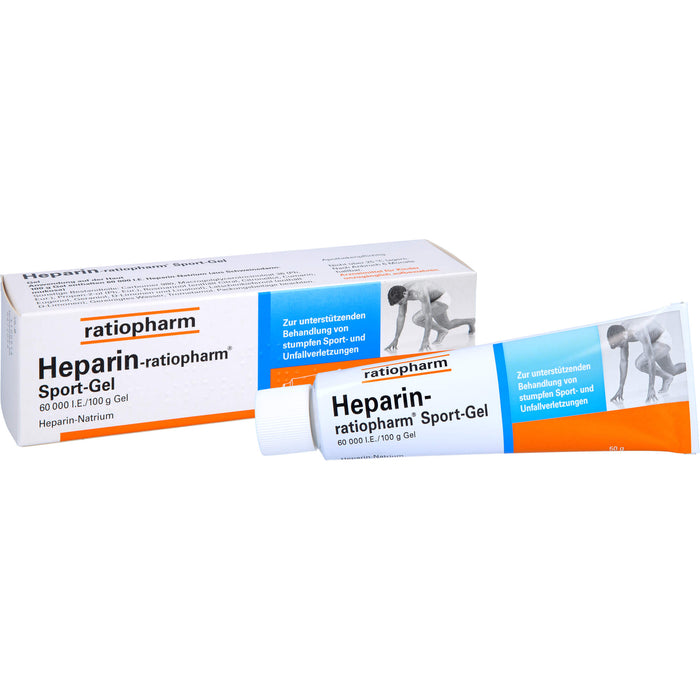 Heparin-ratiopharm Sport-Gel, 60000 I.E./100 g Gel, 50 g GEL