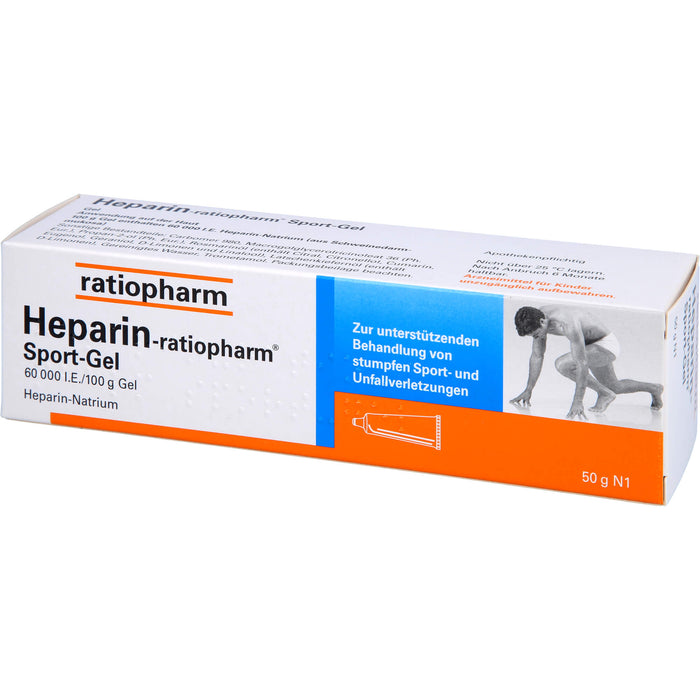 Heparin-ratiopharm Sport-Gel, 60000 I.E./100 g Gel, 50 g GEL