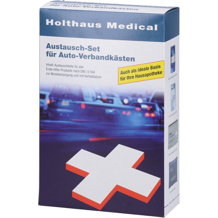 Holthaus Medical Austausch-Set für Auto-Verbandkästen für DIN 13164 Kfz, 1 pcs. Box