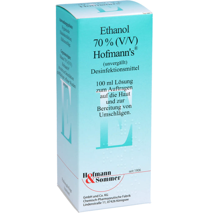 Ethanol 70% (V/V) Hofmann's, 100 ml LOE