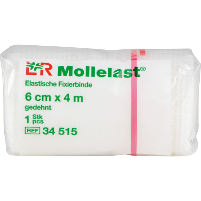 Mollelast Elastische Fixierbinde 6 cm x 4 m, 1 pcs. Bandage