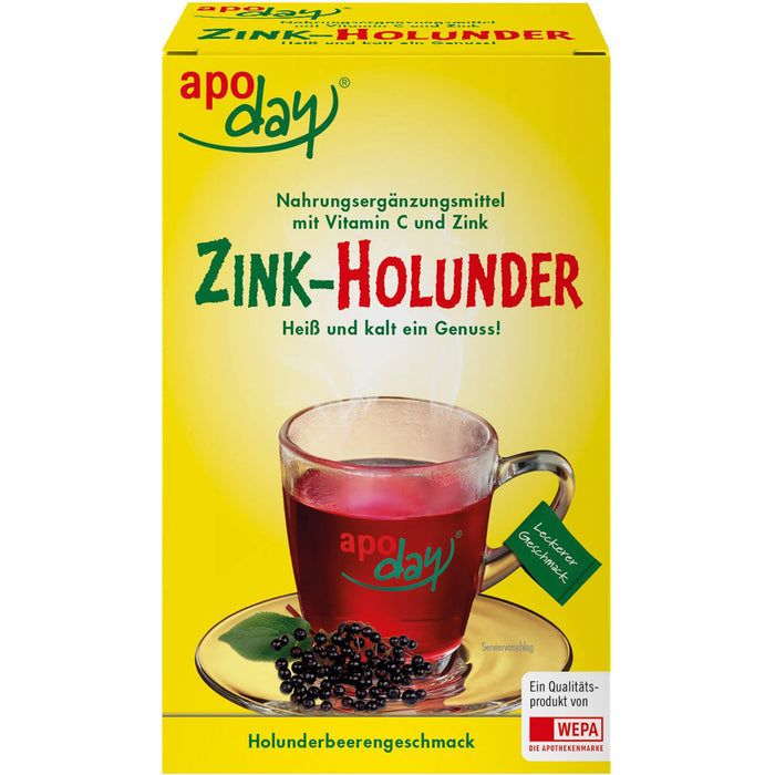 apoday Zink-Holunder zuckerfrei, 10 pcs. Sachets