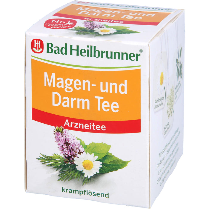 Bad Heilbrunner Magen- und Darm Tee, 8 pc Sac filtrant