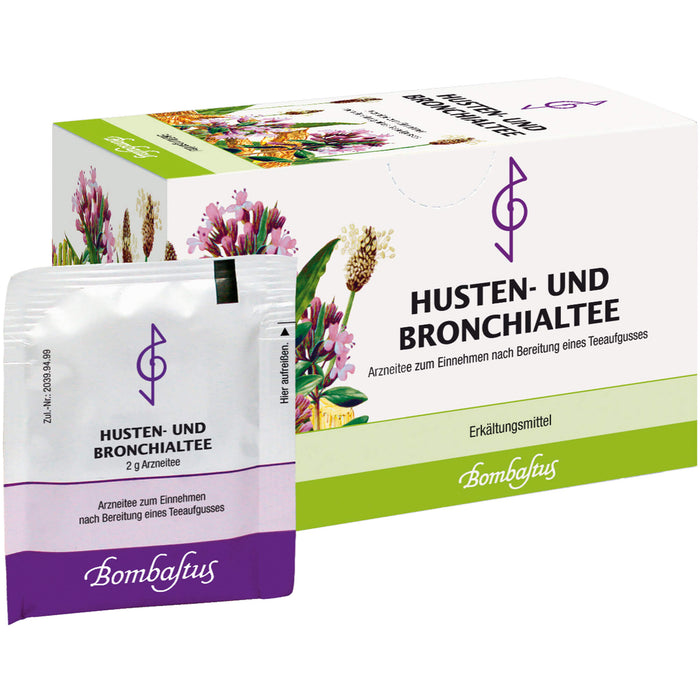 Bombastus Husten- und Bronchialtee Erkältungsmittel, 20 pc Sac filtrant