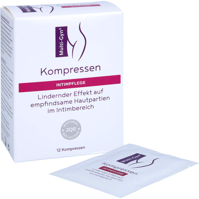 Multi-Gyn Kompressen Intimpflege, 12 pc Compresses