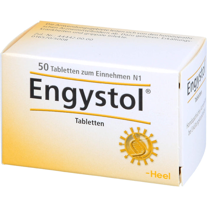 Engystol Tabletten bei Erkältungskrankheiten, 50 pcs. Tablets