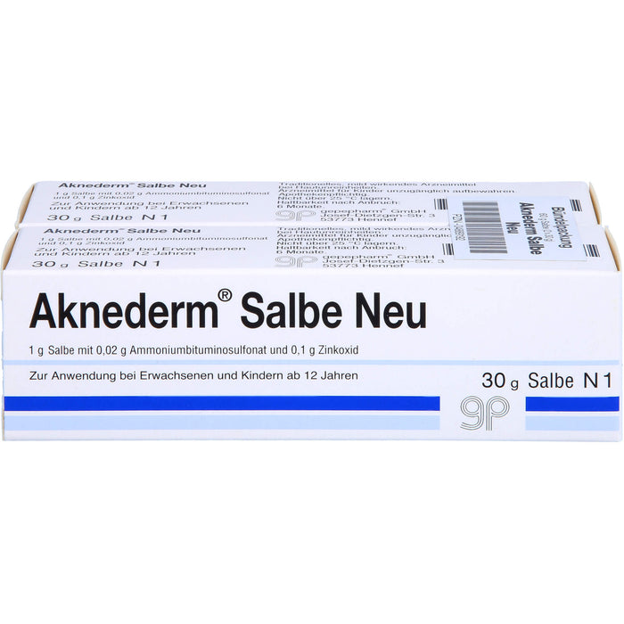 Aknederm Salbe Neu bei Hautunreinheiten, 60 g Onguent