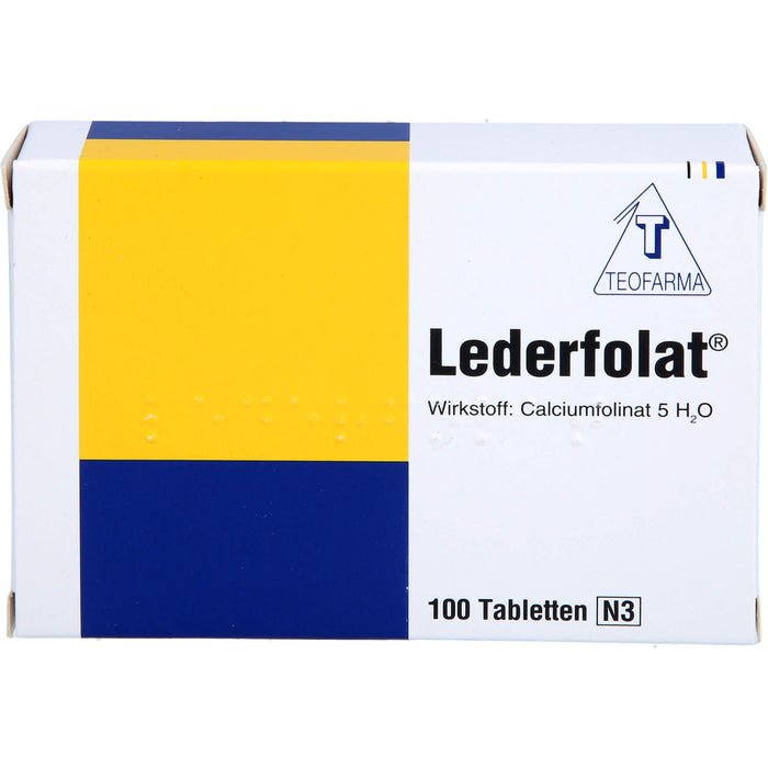 Lederfolat 6,35 mg Tabletten, 100 pc Tablettes