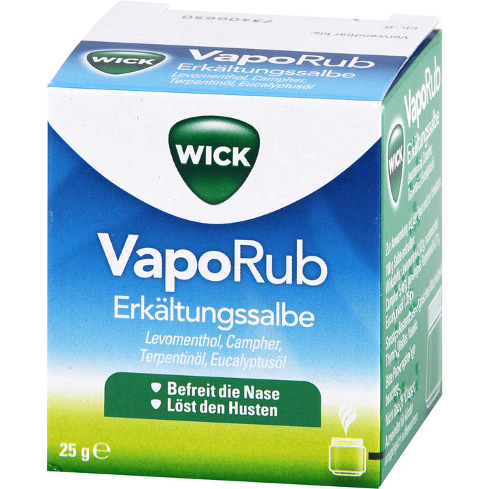 WICK VapoRup Erkältungssalbe, 25 g Onguent