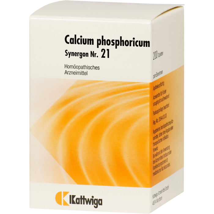 Kattwiga Synergon Nr. 21 Calcium phosphoricum Tabletten, 200 pcs. Tablets