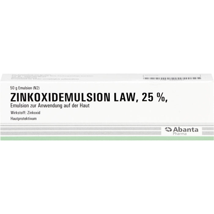 Zinkoxidemulsion LAW 25 % Hautprotektivum, 50 g Lösung