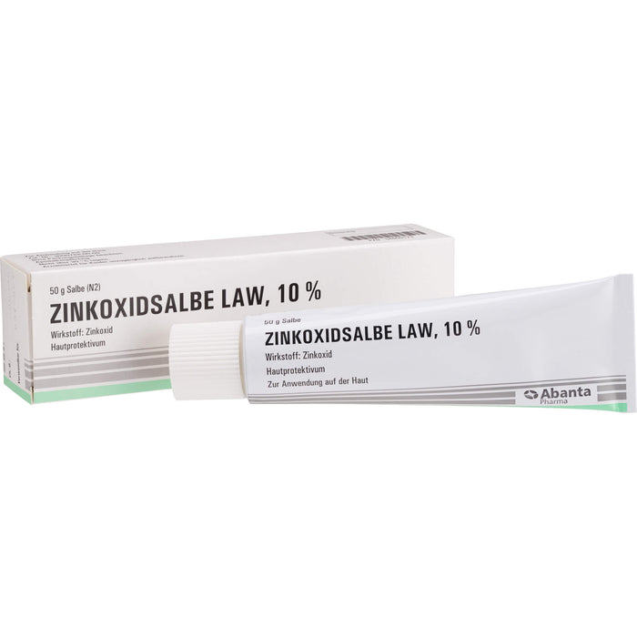 Abanta Pharma Zinkoxidsalbe LAW 10 % Hautprotektivum, 50 g Onguent