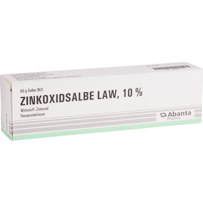 Abanta Pharma Zinkoxidsalbe LAW 10 % Hautprotektivum, 50 g Onguent