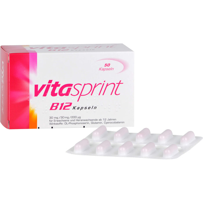 Vitasprint B12 Kapseln, 50 pc Capsules