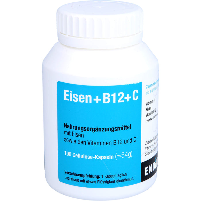 ENDIMA Eisen + B12 + C Kapseln, 100 pc Capsules