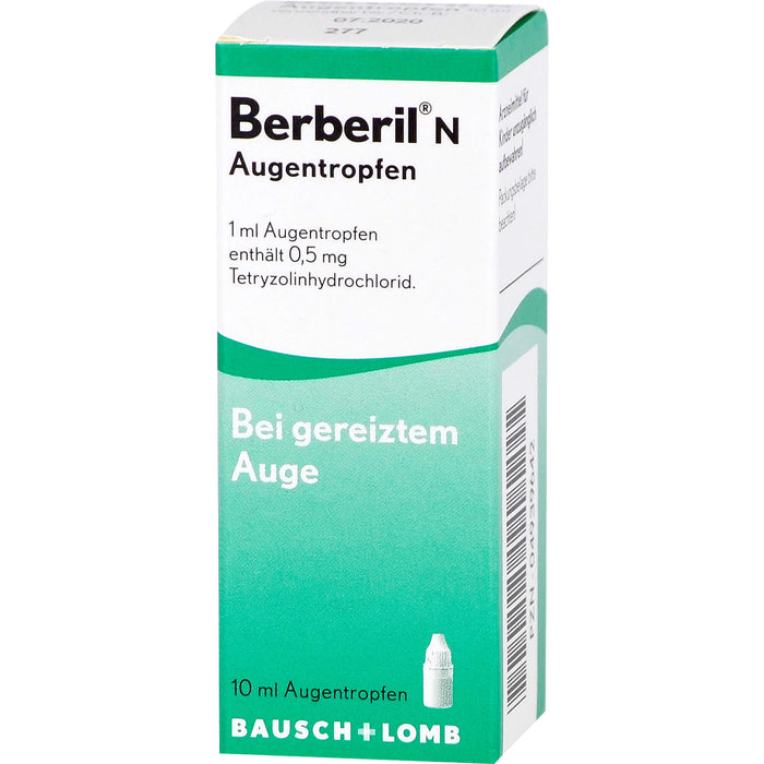 Berberil N Augentropfen bei gereizten Augen, 10 ml Solution