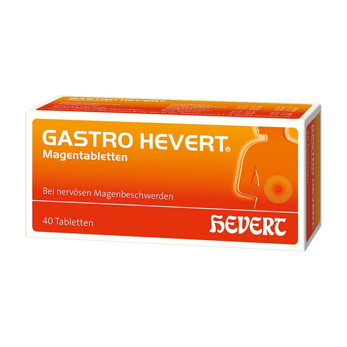 Gastro Hevert Magentabletten bei nervösen Magenbeschwerden, 40 St. Tabletten